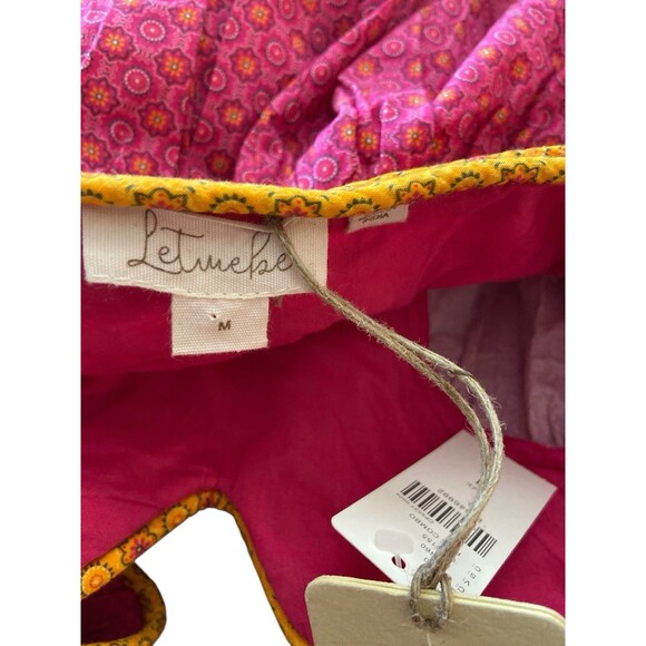 Anthropologie Woman’s Dress Let Me Be Swing Sz Medium Tunic Pink Vacation Casual - Picture 9 of 11